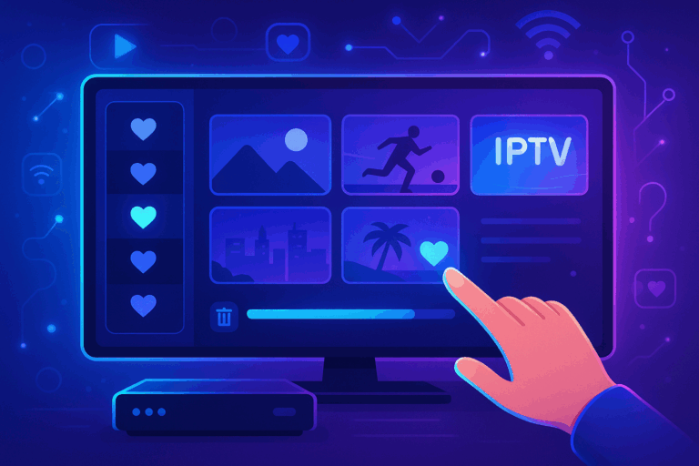 How to Clear Favourites on IPTV ?